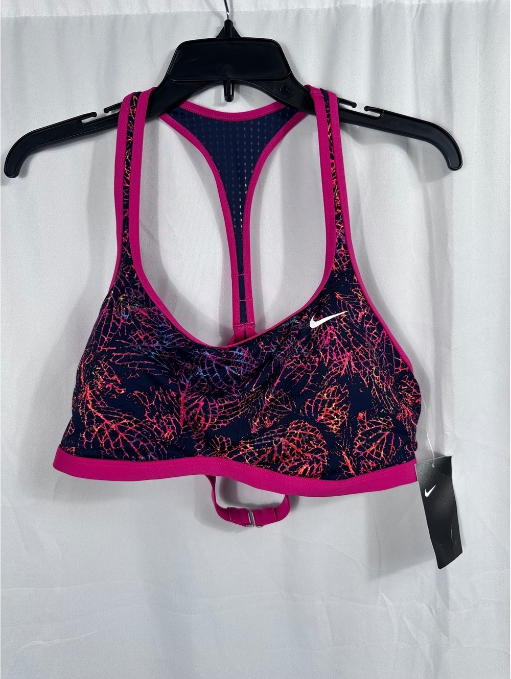 Nike Women's Dri-FIT Medium Support Sports Swim Top Size XL